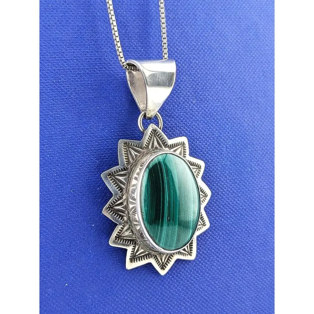 SS Alex Sanchez Malachite Necklace - 18.6g